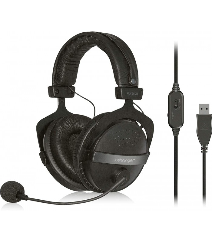 Behringer HLC660U Casque stéréo USB avec microphone intégré