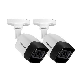 Fausse caméra de surveillance de type ''Bullet'' - Defender 4K - Paquet de 2