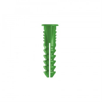 Cobra Green plastic screw anchors #12-14 x 1-1/2 in. - Pack of 9