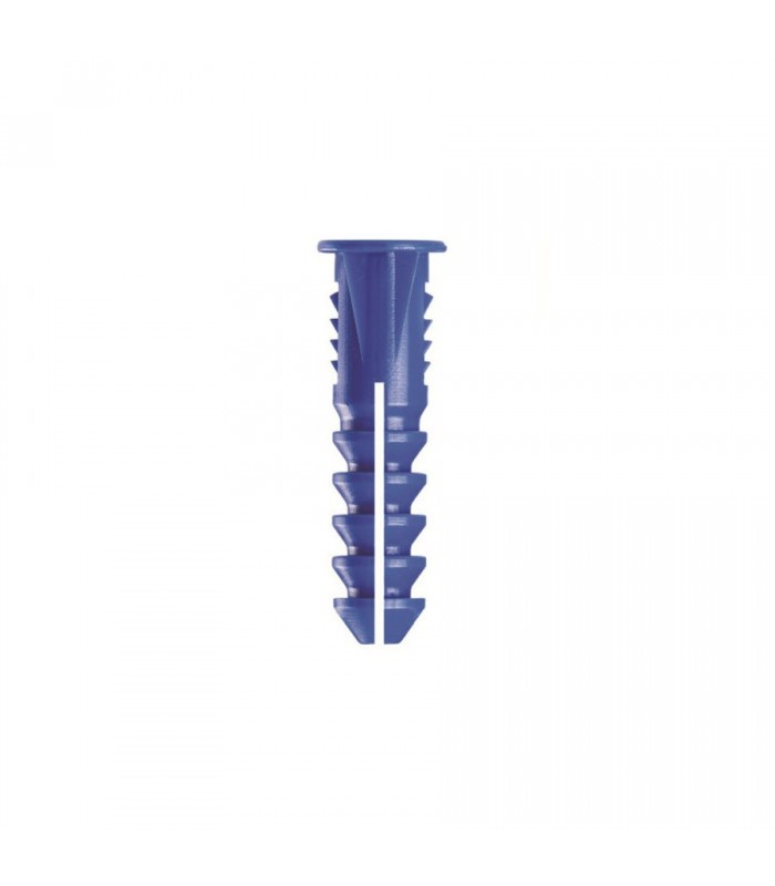 Cobra Plastic Multi-Material Anchor with #8 - #10 X 1-1/2 in Screws - Blue - Pack of 14