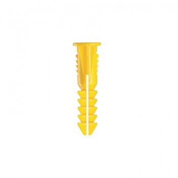 Cobra Plastic screw anchors #4-6×7/8 in. - Pack of 20