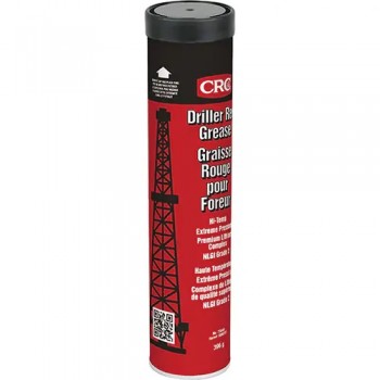 CRC Driller Red Grease Extreme Pressure Lithium Complex Grease, Cartridge 396g