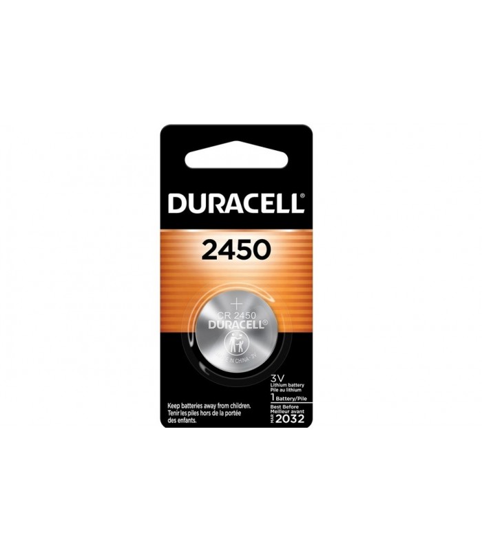 Duracell Pile bouton CR2450 Lithium - 3 V - Paquet de 1