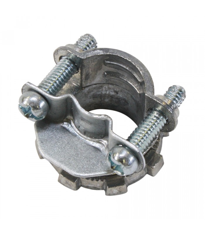 Electric Box Metal Connector with Screws - 1/2 in.