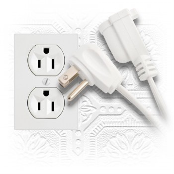 eLink Rallonge Intérieure de 12 pi. pour usage intensif; blanc