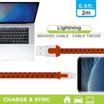 eLink 2m (6.6ft) Lightning to USB cable - Red