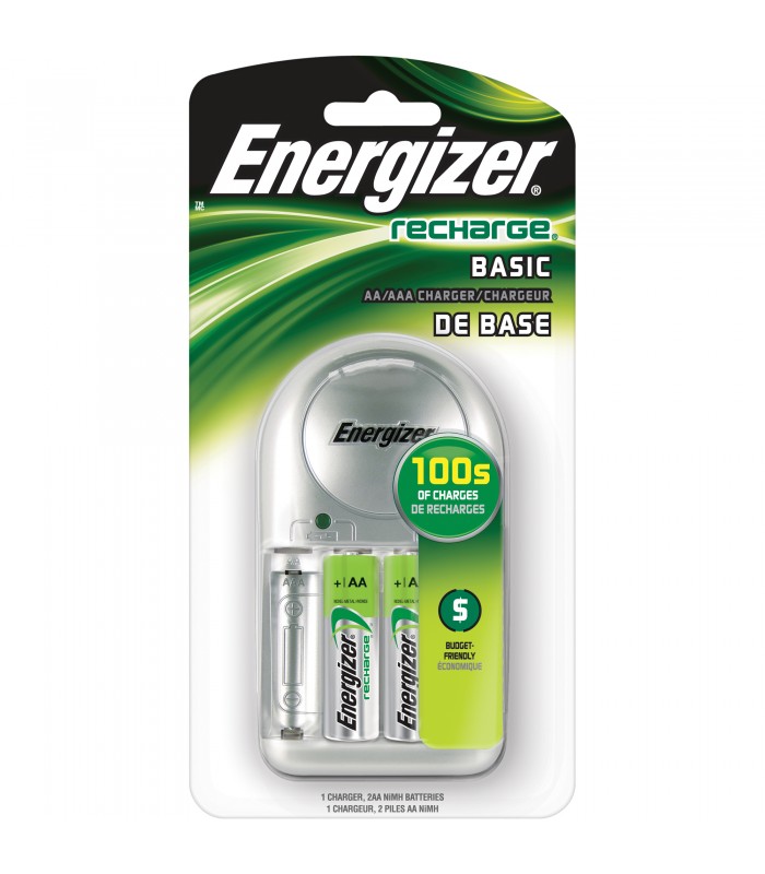 Energizer RECHARGE Value Charger with 2 AA