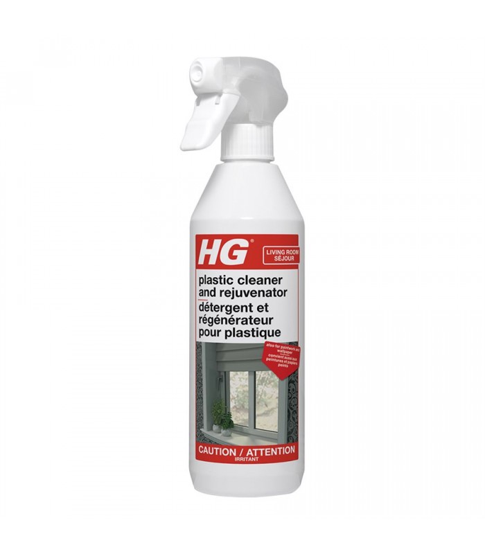 HG Spray Nettoyant et Rajeunissant pour Plastique 500ml