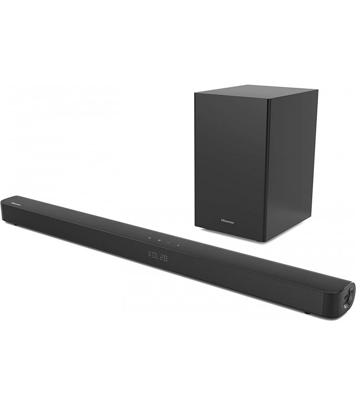 Hisense HS212 2.1 CH Soundbar with Wireless Subwoofer - Recertified