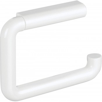 Wix Plastic Wall Mount Towel Holder White, Screw-On