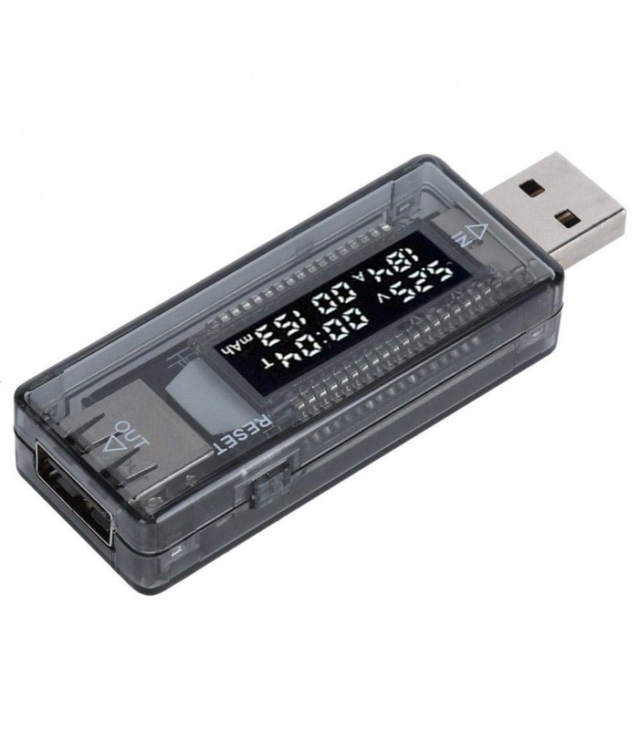 KWS-V21 Testeur USB Voltmètre Ampèremètre Puissance/Capacité/Testeur d'alimentation mobile