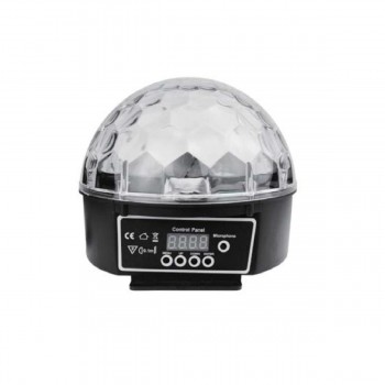 Boule de Cristal Magique, DEL RGB 6x3W ajustable