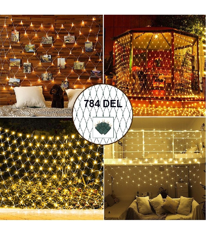 LED Light Net - 784 LED - 3000 K - IP44 - 2.7 m X 2.7 m