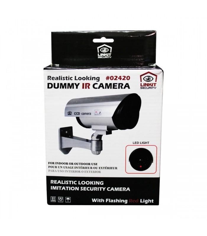 Linkit Security Dummy CCTV Camera Outdoor Round