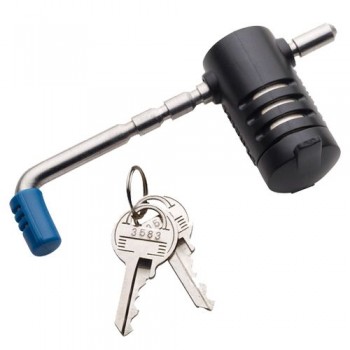 Masterlock 2847DAT - Verrouillage de l'attelage de remorque réglable en acier inoxydable de 9/16 à 2-3/4 po. de long