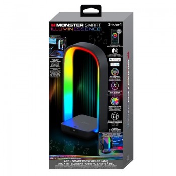 Monster Illuminessence Lampe avec chargeur sans fil intégré