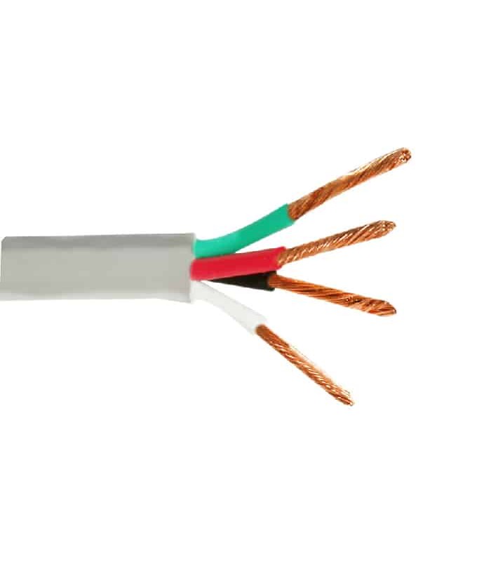 Multi-Stranded Wire Cable - 4C/22 AWG - FT4 - Grey - Sold by Meter