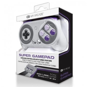 MY ARCADE Super Gamepad - Wireless Gaming Controller for Nintendo SNES Classic