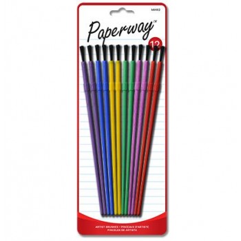 Paperway pinceaux d'artistes - Paquet de 12