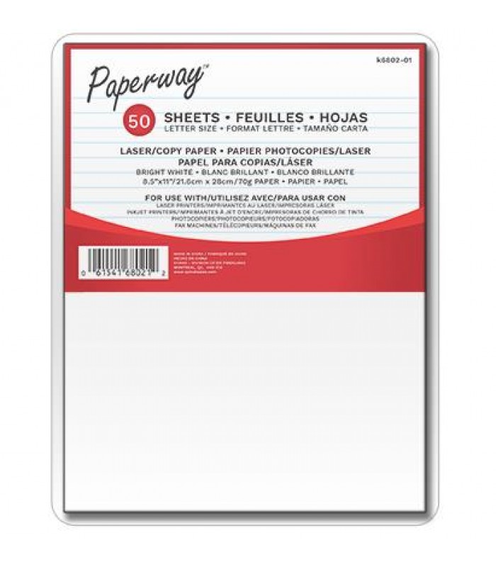 Paperway Laser/copy paper - 50 Sheets