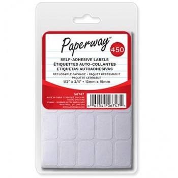 Paperway Self-adhesive labels 13mm x 19mm - 450 pcs