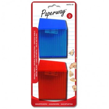 Paperway Aiguisoirs double - Paquet de 2