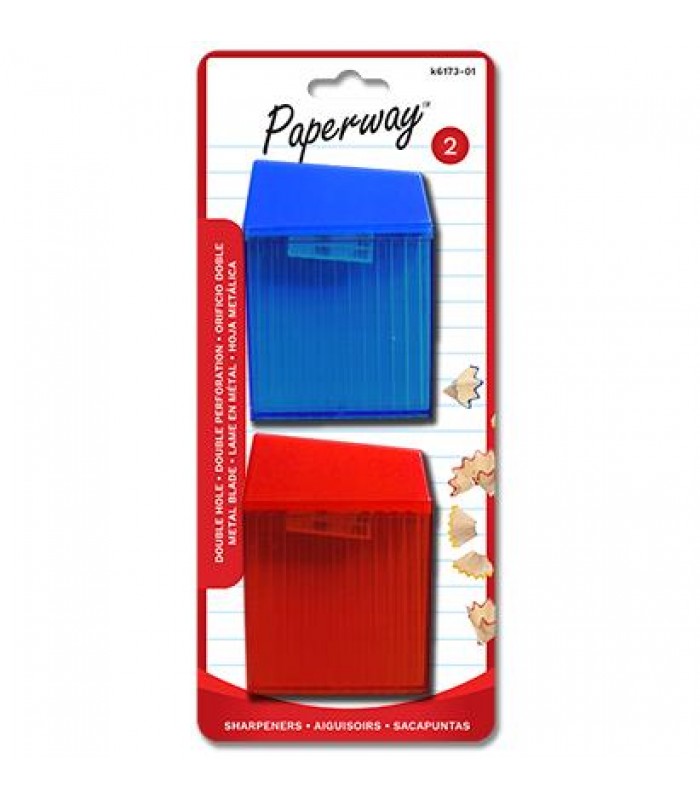 Paperway Sharpeners double hole - Pack of 2