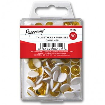 Paperway Punaises - Paquet de 80