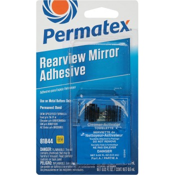 Permatex 81844 Adhésif pour rétroviseur