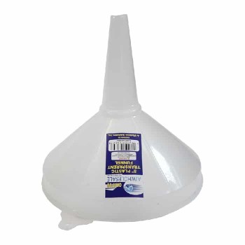 Plastic Funnel - 8 in - Transparent