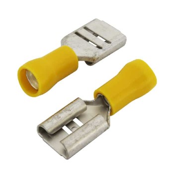 PureVolt Terminal lame femelle - .375 po - 12-10 AWG - Jaune - Paquet de 10