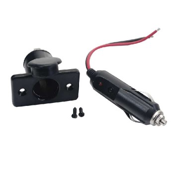 PureVolt Prise allume-cigare avec connecteur châssis - 12 V