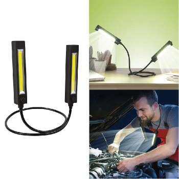 PureVolt Double magnetic COB LED Lamp with Flexible Neck - 3 W