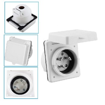 Prise NEMA L5-30P Twist Lock encastrée pour VR et véhicule marin - 125 V - 30 A