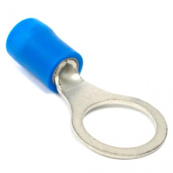 PureVolt Terminal à anneau - vis 3/8 po. - 16-14 AWG - Bleu - Paquet de 10