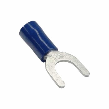 PureVolt Spade Terminal - Screw #1/4 - 16-14 AWG - Blue - Pack of 10