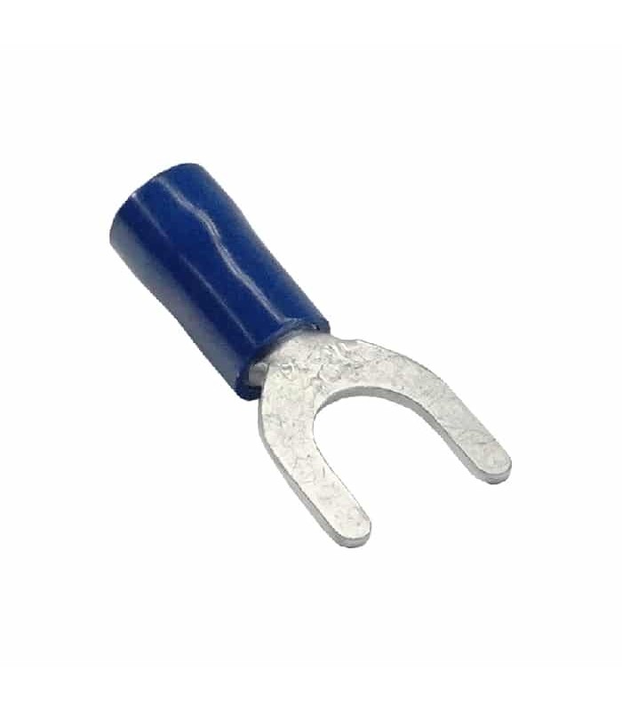 PureVolt Terminal fourchette - Vis #1/4 - 16-14 AWG - Bleu - Paquet de 10