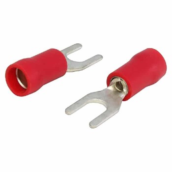PureVolt Spade Terminal - Screw 5/32 in. (4 mm) - 22-16 AWG - Red - Pack of 10