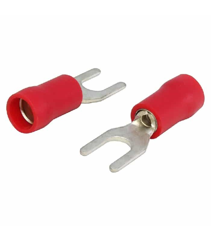 PureVolt Spade Terminal - Screw 5/32 in. (4 mm) - 22-16 AWG - Red - Pack of 10