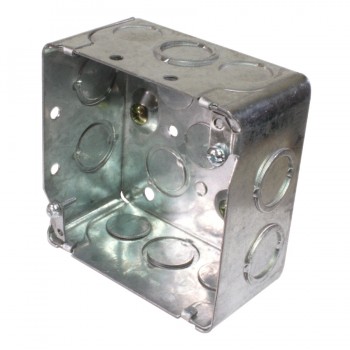 PureVolt Square Electrical Box - 4 in. X 4 in. X 2-1/8 in.