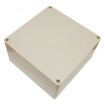 PureVolt Boîtier en plastique ABS étanche - 90 mm x 90 mm x 160 mm - Gris