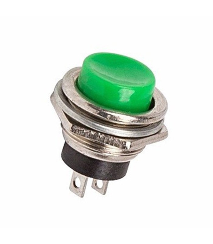 Push button ( Round ) 3 A 125 VAC - Green