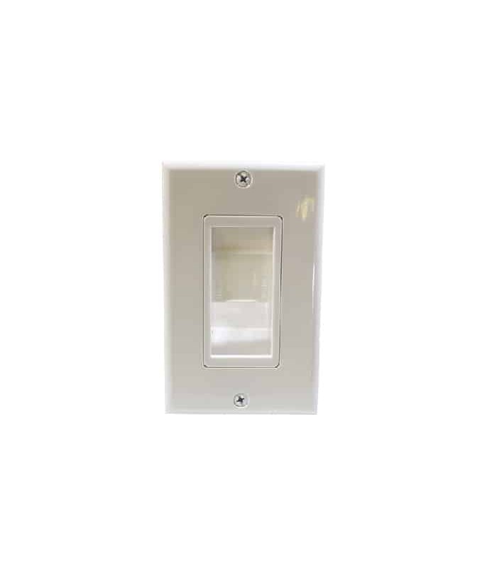 RedLink Cable Pass Through Wall Plate with Sliding Cover - 3.74 x 2.33 in.