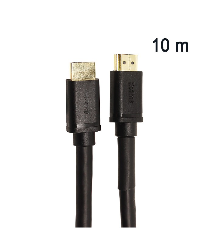 RedLink Câble HDMI 2.0 mâle à mâle - CL3/FT4 - Noir - 10 m