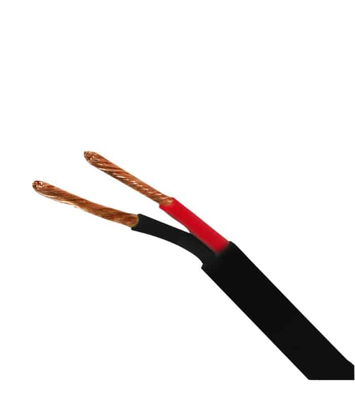 RedLink Fil à haut-parleur - 2C/14 AWG - CL2 - FT4 - Noir - 30 m