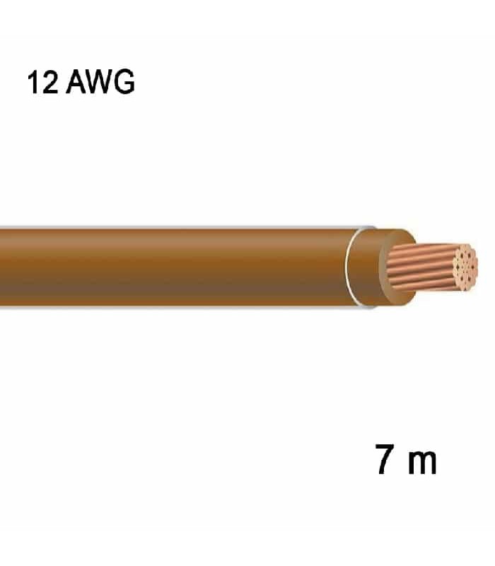 RedLink Stranded Copper Wire - 1C/12 AWG - Brown - 7 m