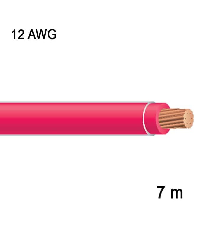 RedLink Stranded Copper Wire - 1C/12 AWG - Red - 7 m