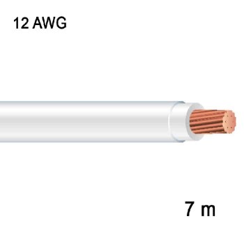 RedLink Stranded Copper Wire - 1C/12 AWG - White - 7 m