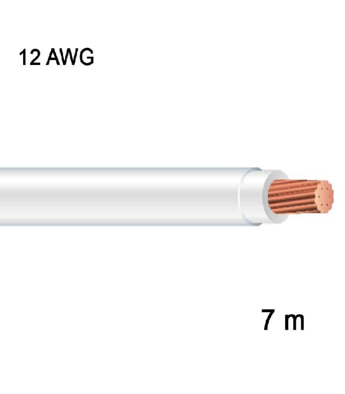 RedLink Stranded Copper Wire - 1C/12 AWG - White - 7 m