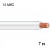 RedLink Fil en cuivre multibrin - 1C/12 AWG - Blanc - 7 m